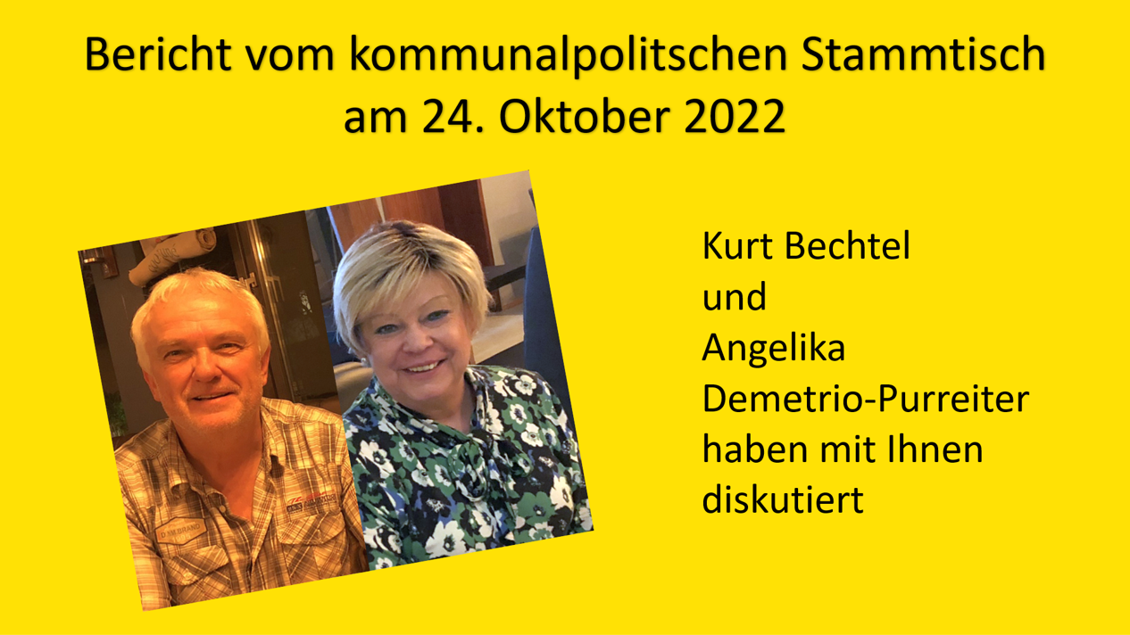 So war unser Stammtisch!