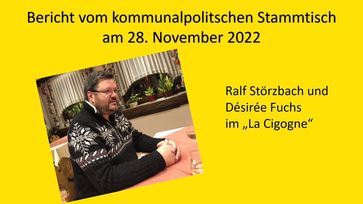 Unser Stammtisch im November 2022
