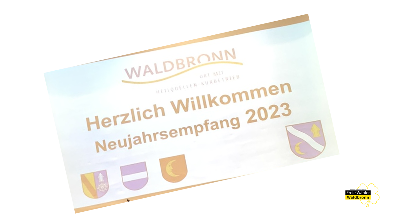 * Kurzweiliger Neujahrsempfang mit vielen persönlichen Begegnungen