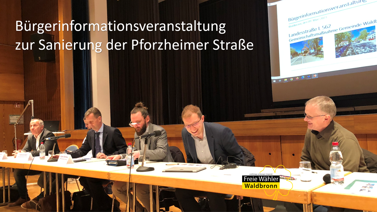 Zur Bürgerversammlung am 09.03.2023 im Kurhaus