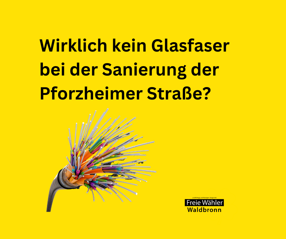 Verwaltung sieht bisher Leerrohre vor