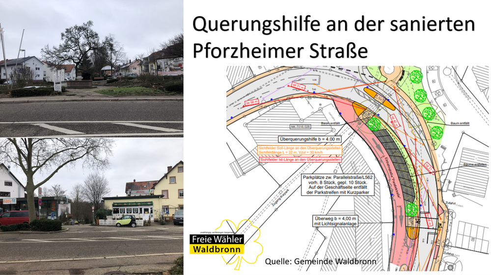 Thema: Sanierung der Pforzheimer Straße
