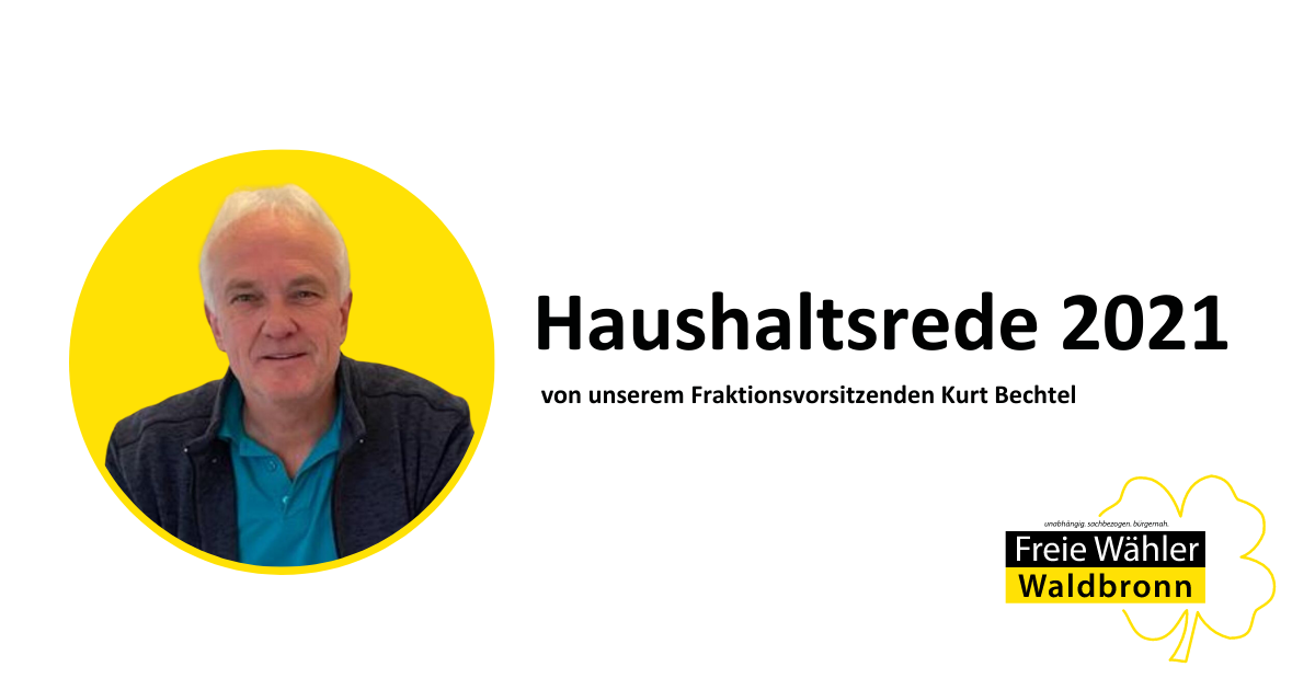 Haushaltsrede 2021