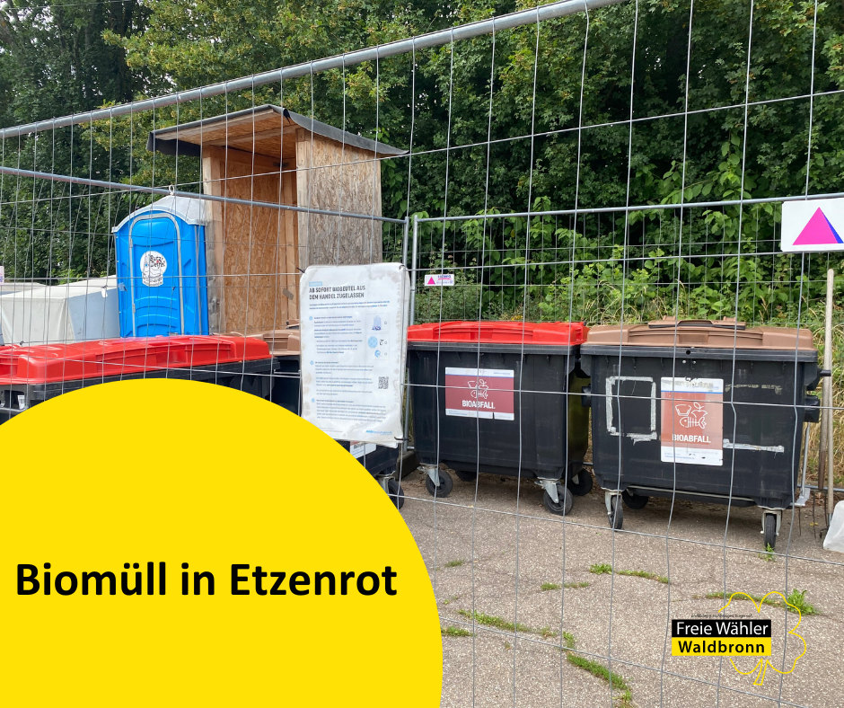 Biomülltonnen in Etzenrot