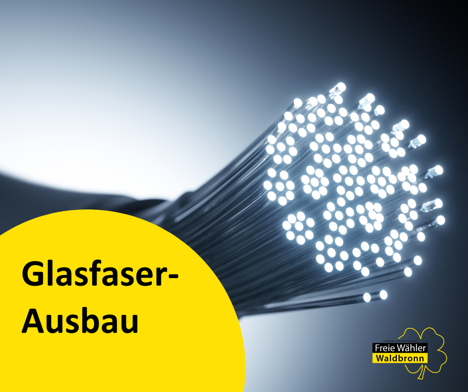 Ausbau Glasfaser in Waldbronn für schnelles Internet