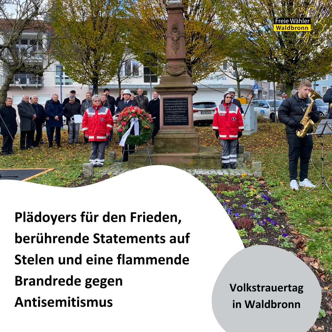 Volkstrauertag in Waldbronn