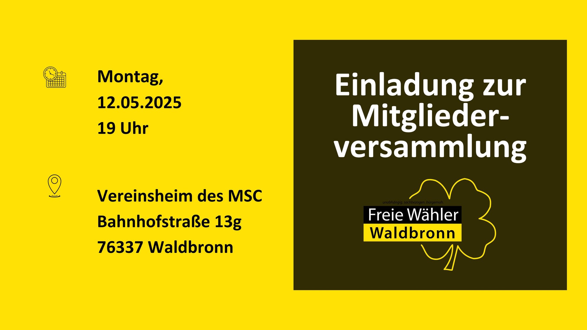 Jahreshauptversammlung